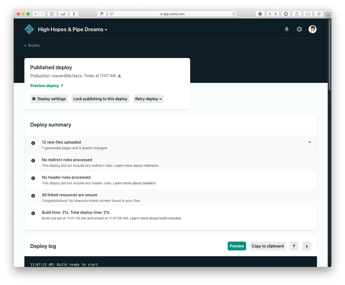 Deploying on Netlify