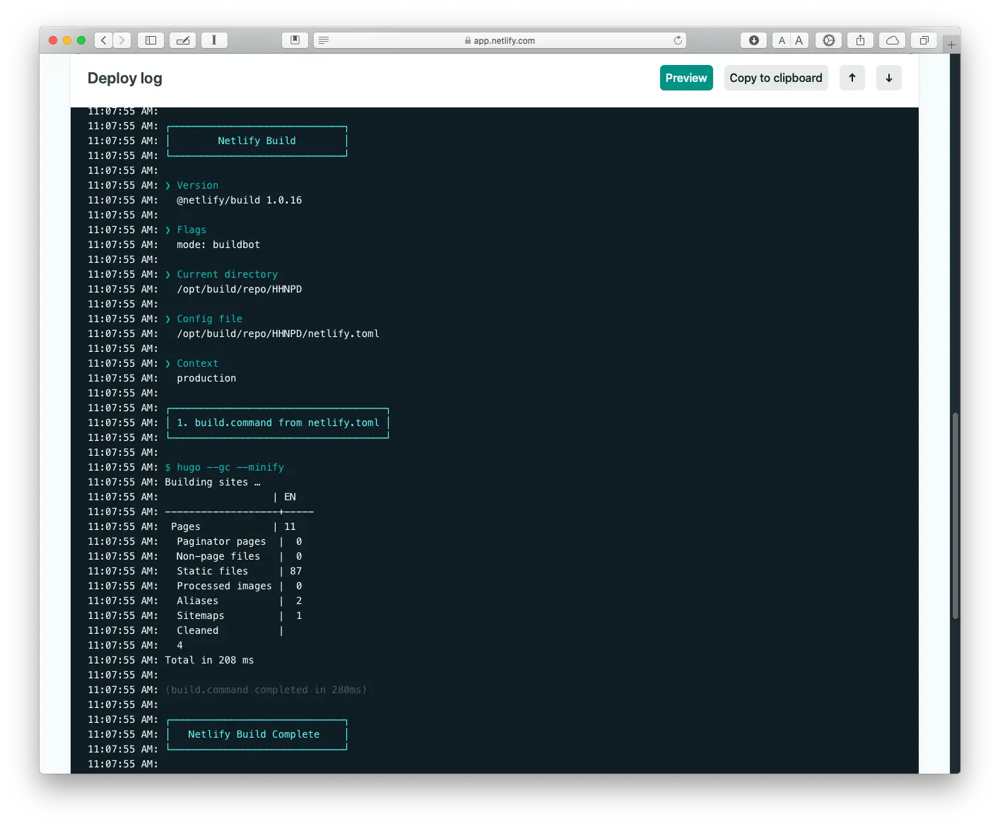 Deploying on Netlify